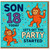Son 18th Birthday Card, 18 Today Let’s Get The Party Started Monkey Design