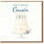 Cousin Birthday Card, For a Special Cousin Cake Design
