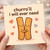 Churro'll I Will Ever Need - Cute Pun Love Card with Hugging Churros and Hearts, Funny Anniversary or Valentine's Card for Boyfriend, Girlfriend, Husband or Wife