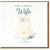 Wife Birthday Card, For a Special Wife Cake Card