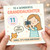 11th Birthday Card for Granddaughter, Cute Say Cheese Birthday Card