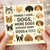 Things I Love Dogs & You Card - Cute Dog Lover Greeting Card - Funny Love/Anniversary for Partner, Husband, Wife, Boyfriend or Girlfriend - Blank Inside