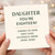 Daughter 18th Birthday Card, Funny First Ever Alcoholic Drink Card