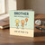 Brother Birthday Card, Warm Birthday Wishes Humorous Card