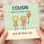 Cousin Birthday Card, Warm Birthday Wishes Funny Cousin Card