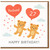 27th Birthday Card for Husband, Cute Teddy Bear Heart Balloon Birthday Card
