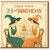 23rd Birthday Card for Her, Vintage Tea Party Illustration