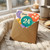 24th Birthday Card, Happy Birthday Balloons Floral Design