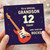 12th Birthday Card for Grandson, Special Grandson Guitar Birthday Card