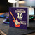 16th Birthday Card for Grandson, Hope Your Day Rocks Guitar Design