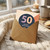50th Birthday Card, Happy Birthday Card