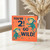 2nd Birthday Card, You're 2! Go Wild Monkey Card