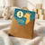 Nephew 1st Birthday Card, Cute Giraffe Birthday Card for Nephew