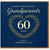 60th Anniversary Card for Grandparents, Happy Anniversary Grandparents Card