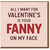 Rude Valentine’s Day Card - All I Want For Valentine’s Is Your Fanny On My Face - Funny Adult Naughty Card for Partner, Boyfriend or Girlfriend