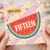 15th Birthday Card, You Are Fifteen Watermelon Design