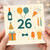 26th Birthday Card, Fun Party Design