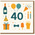 40th Birthday Card