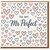 To My Mr Perfect Card - Romantic Hearts Design - Love/Anniversary Greeting Card for Husband or Boyfriend - Sweet Romantic with Envelope