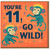 11th Birthday Card - You're 11! Go Wild Monkey Design
