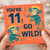 11th Birthday Card - You're 11! Go Wild Monkey Design