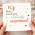 29th Birthday Card, 29 Years of Being Absolutely Magnificent Card