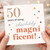 50th Birthday Card, Years of Being Absolutely Magnificent Card