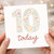 10th Birthday Card, Floral 10 Today Card