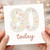 80th Birthday Card - Floral 80 Today Card