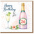 26th Birthday Card, Happy Birthday to You Champagne Bottle Card