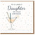Daughter Birthday Card, Lovely Daughter Birthday Card, Cocktail Glass Design