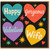 Valentine’s Day Card for Wife - Happy Valentine’s, Gorgeous Wife - Colourful Hearts & Stars, Romantic Card from Husband