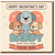 Valentine’s Day Card for Daddy from Son - Cute Puppy Dogs with Hearts - Sweet Father Valentine Card From Your Son