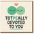 TotPEAlly Devoted To You - Cute Peas in a Pod Pun Love/Anniversary Card for Partner, Boyfriend, Girlfriend or Spouse, Romantic Valentine’s Day Card