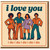I Love You I Do Do Retro 70s Disco Love Card - Romantic Anniversary or Valentine’s Day Greeting Card