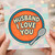 Husband I Love You Card - Cute Soup Bowl Design - Anniversary or Valentine’s Day Greeting Card for Husband - Romantic Love