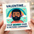 Funny Valentine's Day Card for Him - Beardy Hair Is Beyond Compare - Cute Rainbow Beard Pun for Boyfriend, Husband or Partner - Humorous Love Greeting Card with Envelope