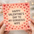 Valentine's Day Card for Wife - Happy Valentine's Day to My Gorgeous Wife, Romantic Hearts Design, Love Card for Her