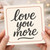 Love You More Greeting Card - Romantic Anniversary and Valentine's Day Card for Partner, Husband, Wife, Boyfriend or Girlfriend