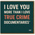 Funny True Crime Love Card - I Love You More Than I True Crime Documentaries - Anniversary or Valentine’s Day Card for Partner, Boyfriend, Girlfriend, Husband or Wife