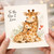 To the One I Love Giraffe Card - Cute Romantic Anniversary or Valentine’s Day Greeting for Partner, Boyfriend or Girlfriend - Sweet Animal Illustration