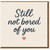Still Not Bored of You Funny Anniversary Card for Partner - Romantic Love Card for Boyfriend, Girlfriend, Husband or Wife - Minimal Typographic Design with Heart - Blank Inside