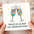 Here’s To Us And Our Awesome Love Anniversary Card - Romantic Champagne Glasses, Couples Celebration Card for Partner, Boyfriend, Girlfriend, Husband or Wife