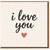 I Love You Card with Heart - Romantic Minimalist Greeting Card for Anniversary, Valentine’s Day or Just Because