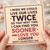 Romantic Valentine's Day Card - I Wish We Could Live Our Lives Twice, So I Can Find You Sooner and Love You Longer - Heartfelt Love/Anniversary Card for Partner, Husband, Wife, Boyfriend or Girlfriend