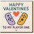 Happy Valentines To My Player One - Cute Gaming Valentine's Card for Partner, Boyfriend or Girlfriend - Game Controller Heart Design - Romantic Gamer Card