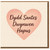 Welsh St Dwynwen's Day Card - Dydd Santes Dwynwen Hapus - Romantic Heart Design - Welsh Valentine's Card for Partner, Husband, Wife, Boyfriend or Girlfriend