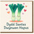 Welsh St Dwynwen's Day Card - Dydd Santes Dwynwen Hapus - Cute Leeks and Hearts - Love/Anniversary Card for Partner, Wife, Husband, Boyfriend or Girlfriend