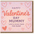Valentine’s Day Card for Mummy From the Bump - Cute Pink Hearts - Pregnant Mum Mother to Be - Love & Kicks Message