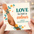 Love Is Not a Colour Valentine’s Day Card - Inclusive Romantic Card with Holding Hands and Floral Design - Heartfelt for Partner, Wife, Husband, Boyfriend or Girlfriend